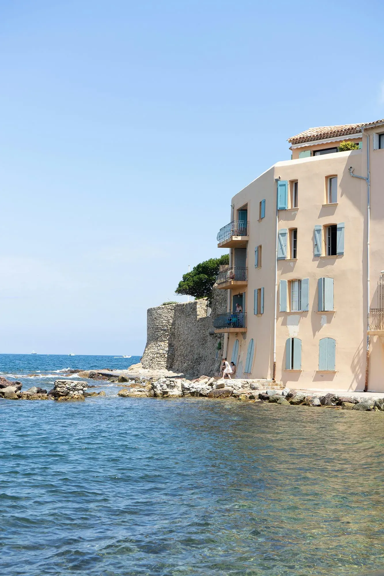 Port de Saint-Tropez au coucher du soleil