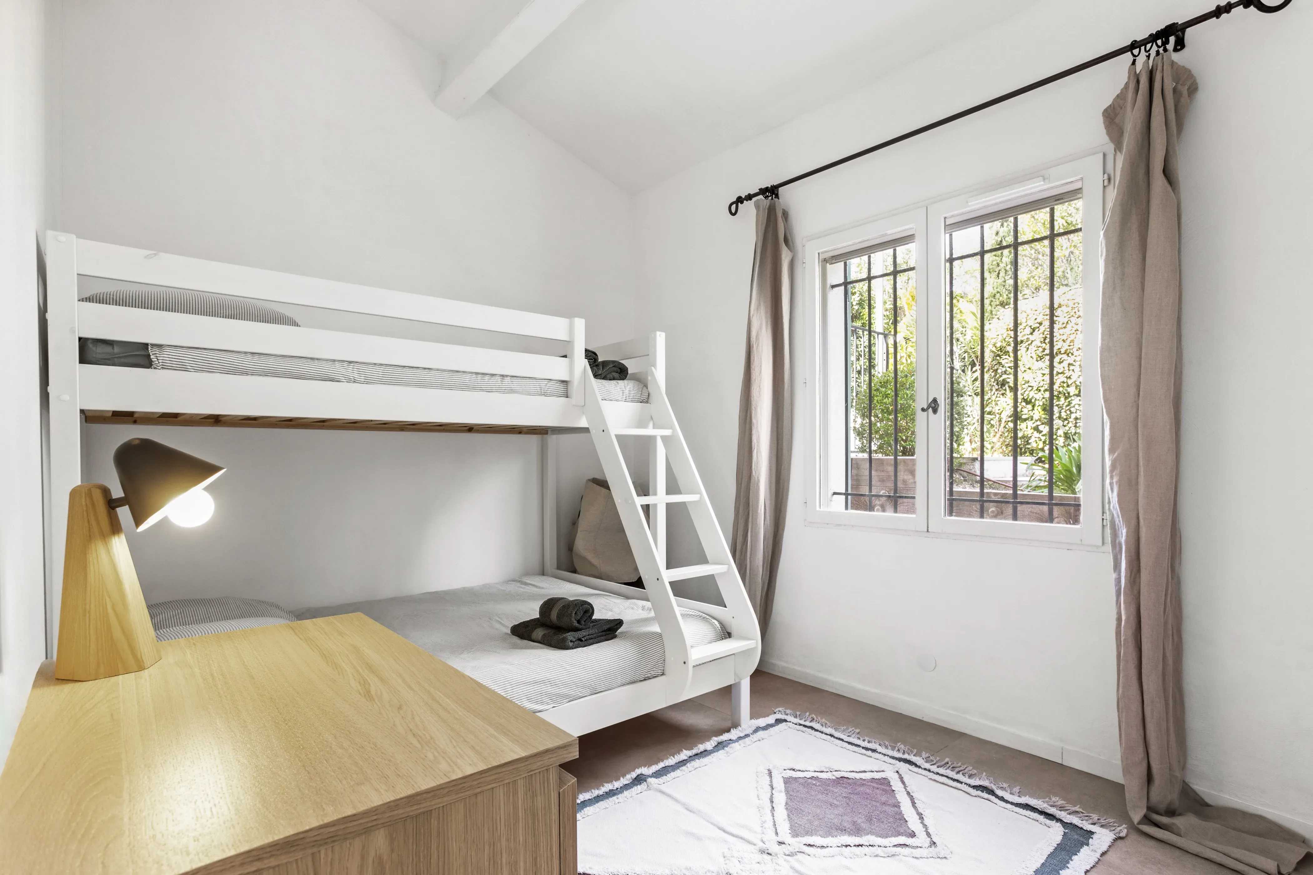 Family bedroom tastefully decorated