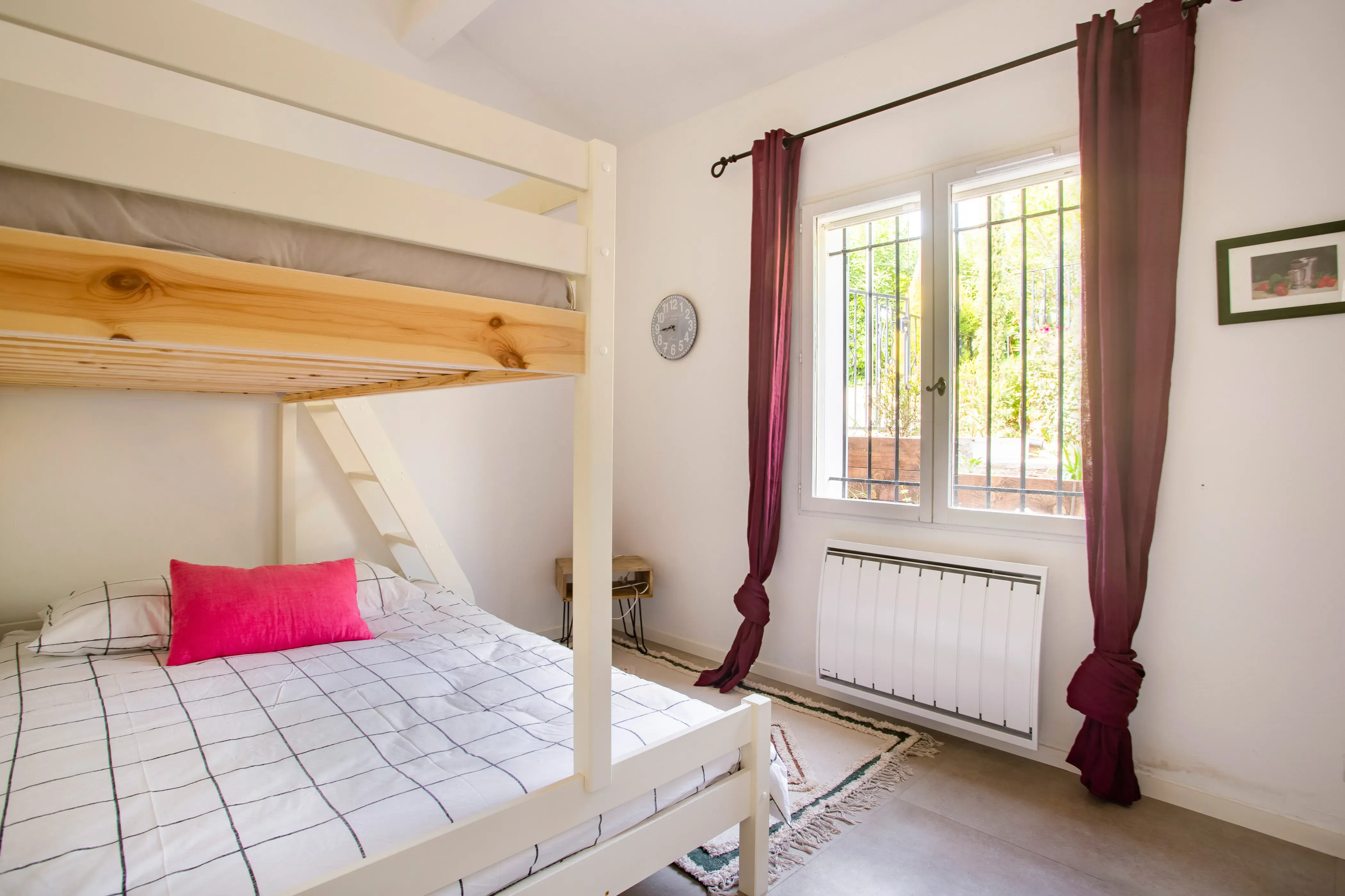 Family bedroom tastefully decorated