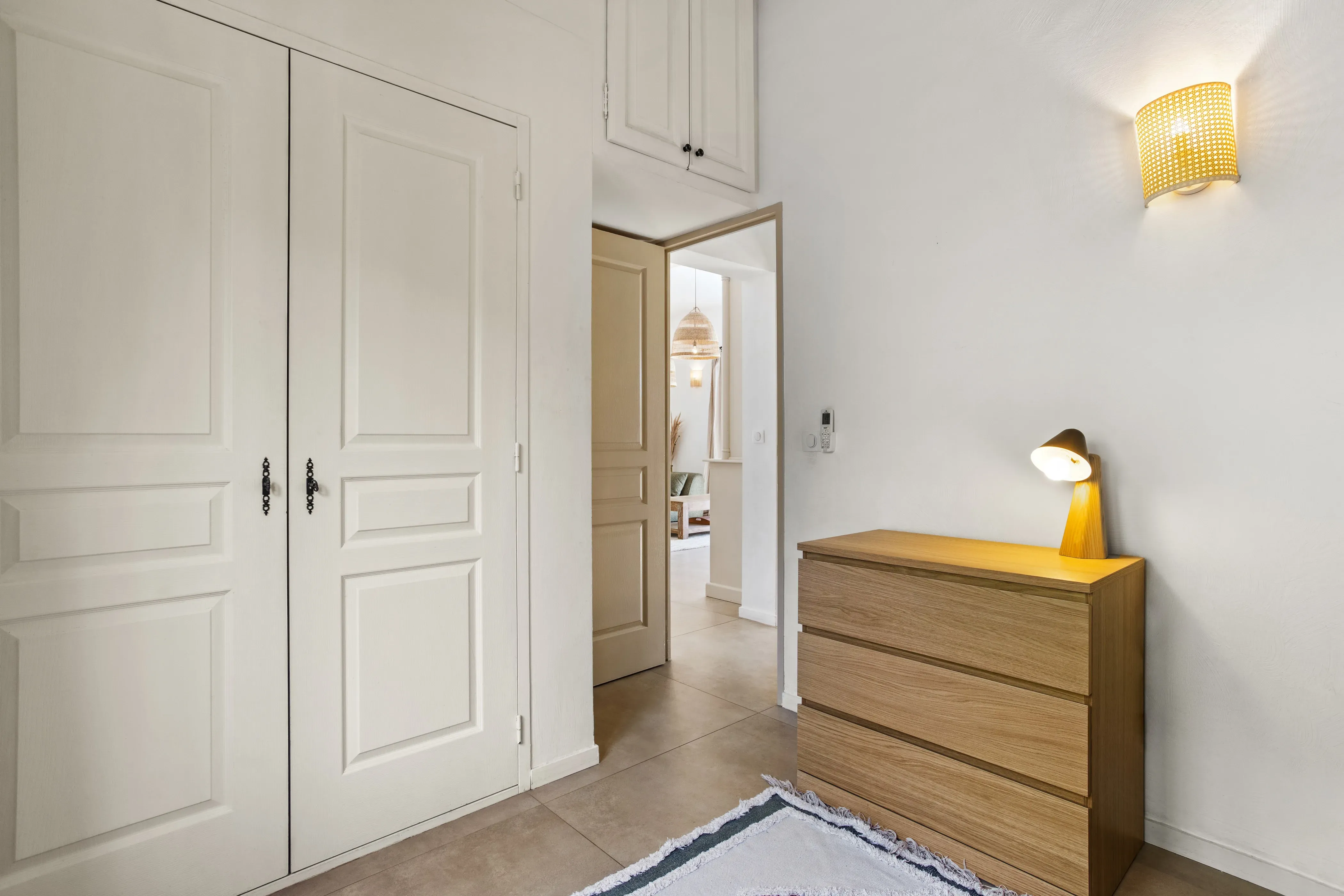 Kids bedroom with bunk bed and thoughtful decor