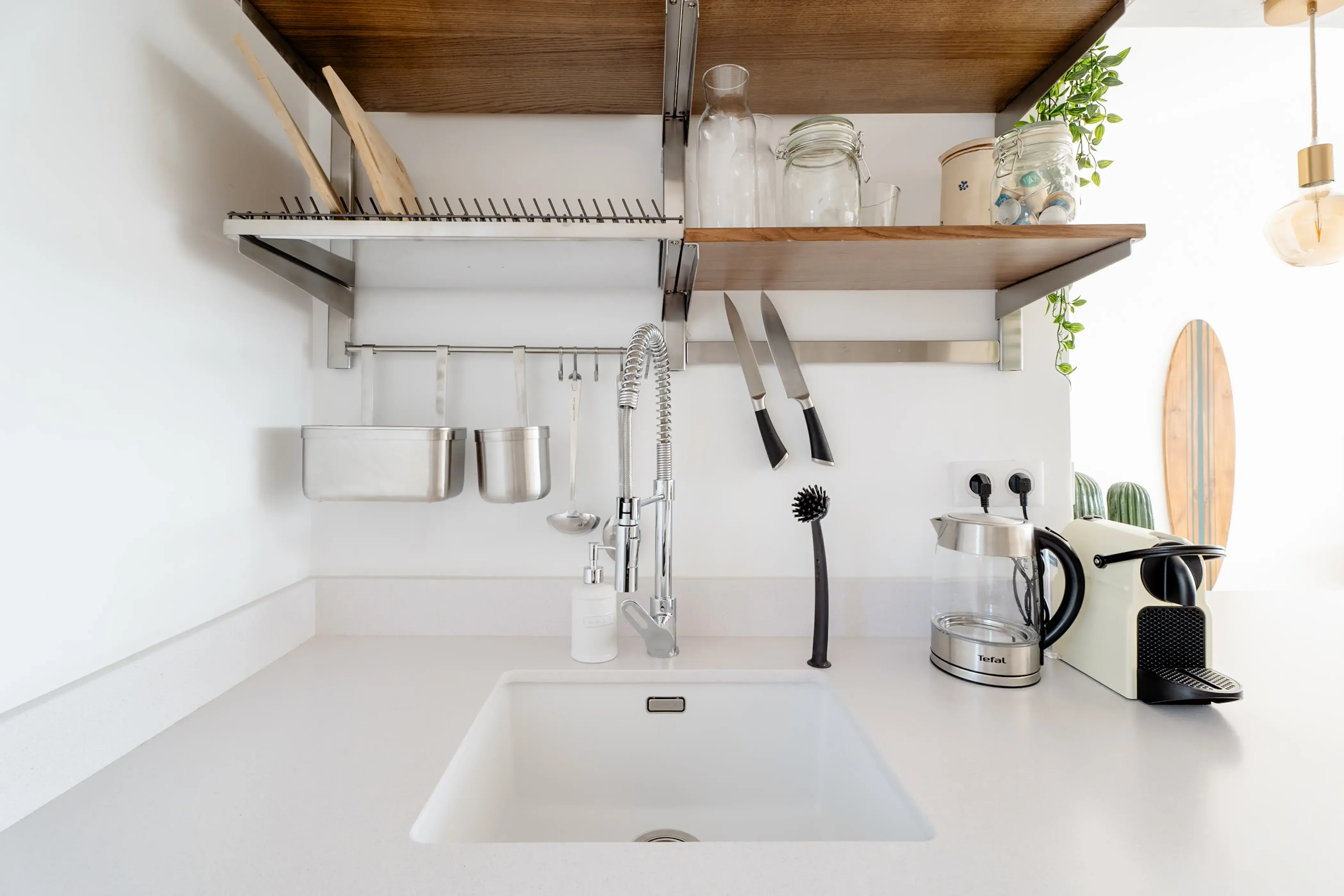 Cuisine ouverte de Casa Oliva