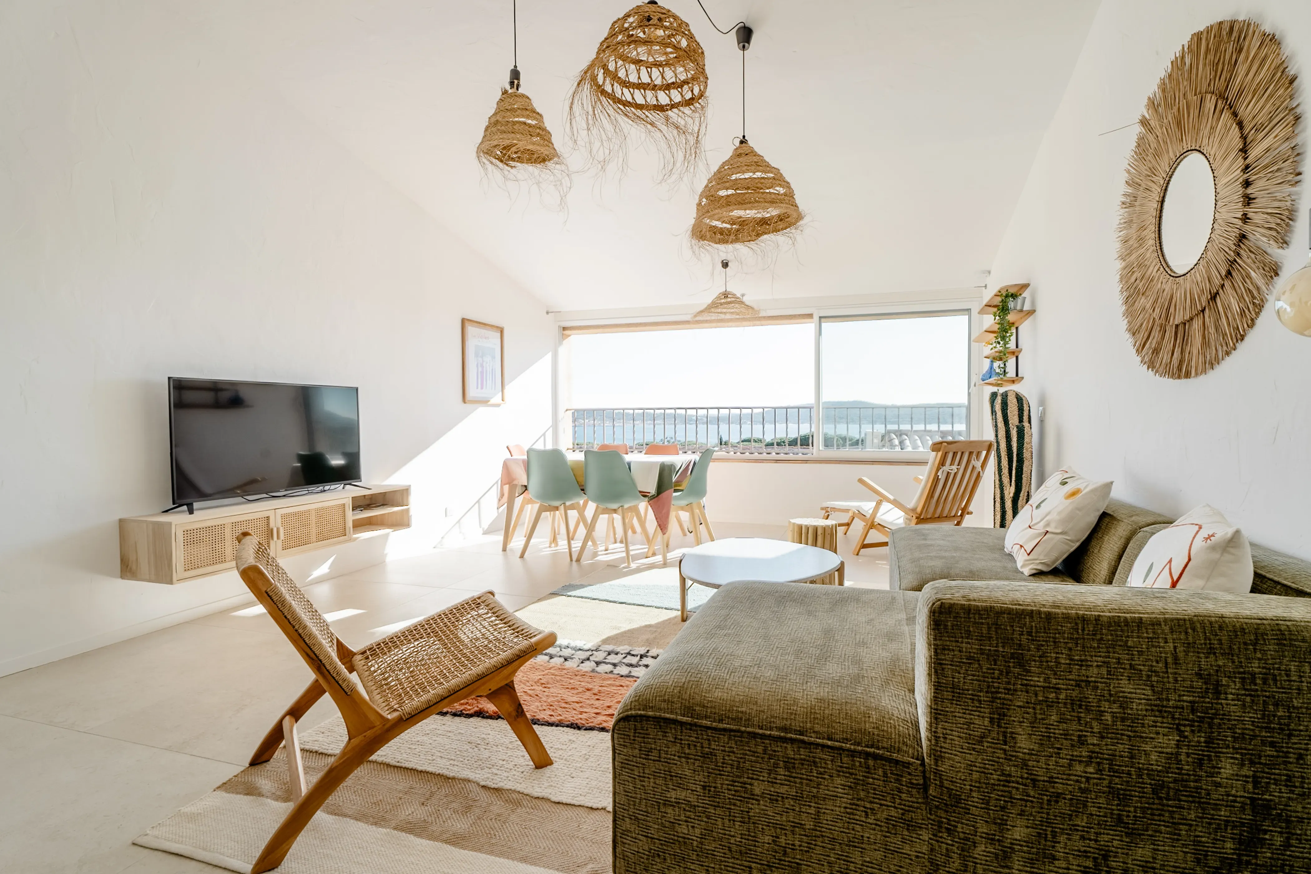 Salon convivial de Casa Oliva