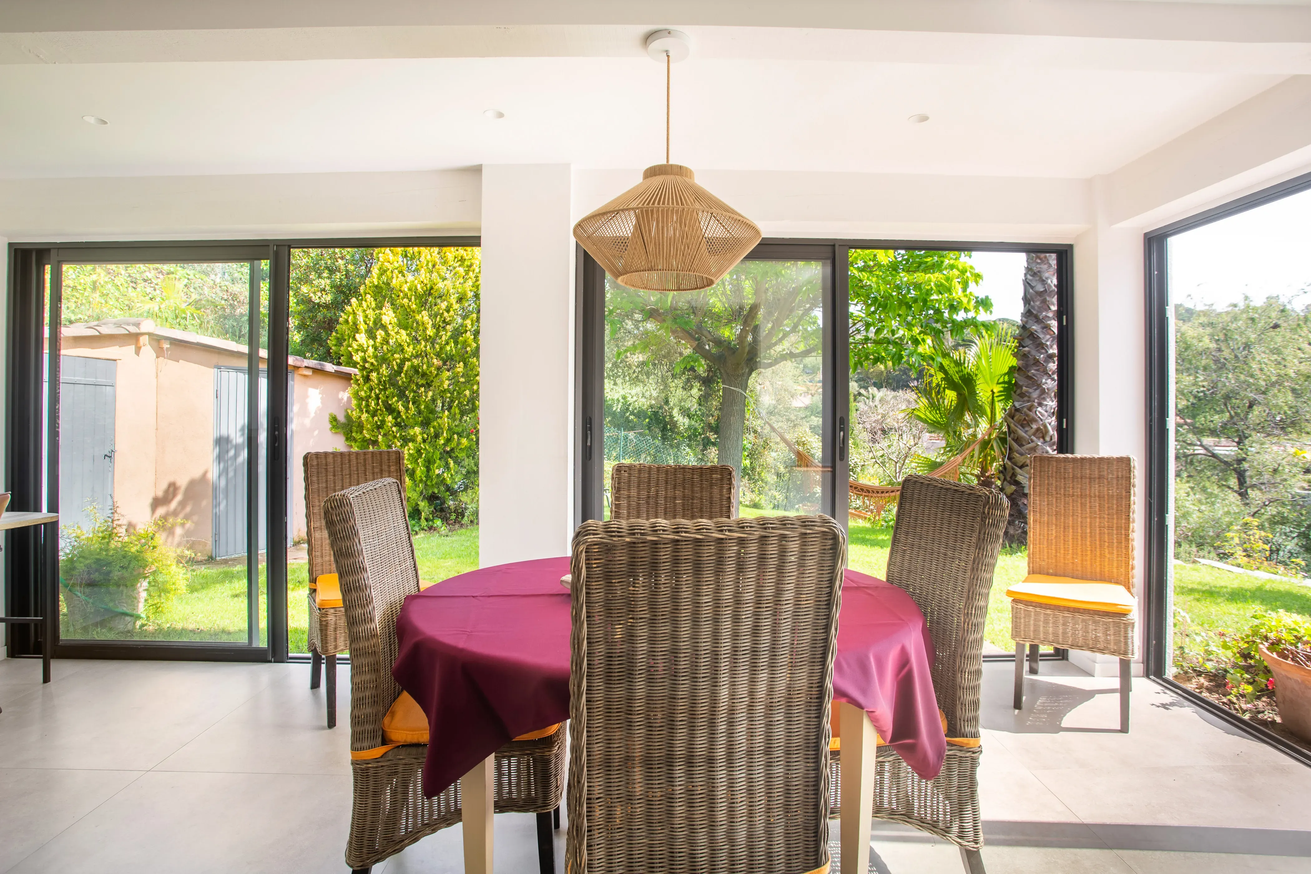 Panoramic view of the living space