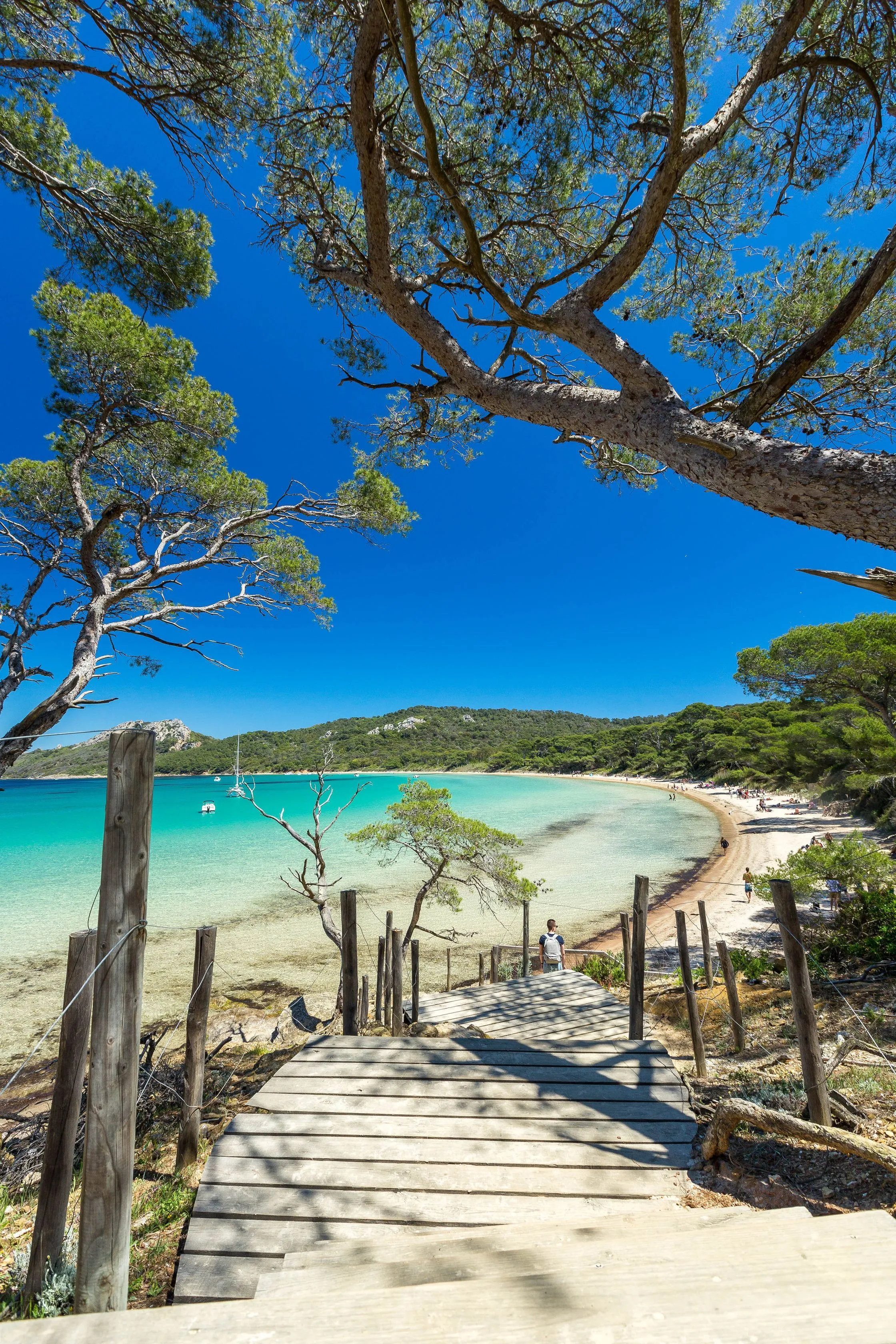Plage des iles de Porquerolles
